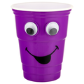 Smart Living Halloween Purple Googly Eye Cup
