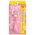 Gillette Venus Comfortglide Womens White Tea Scented Razor & Cartidges