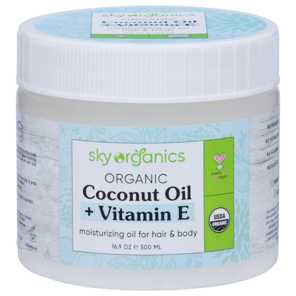 Sky Organics Coconut Oil + Vitamin E Moisturizing Oil