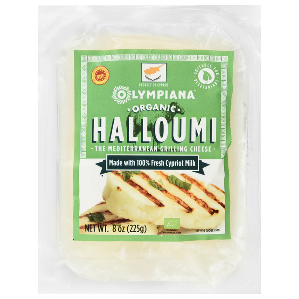 Olympiana Organic Halloumi Mediterranean Grilling Cheese