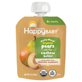 Happy Baby Organics Nutty Blends Baby Food Pears Cashew Butter 6m+