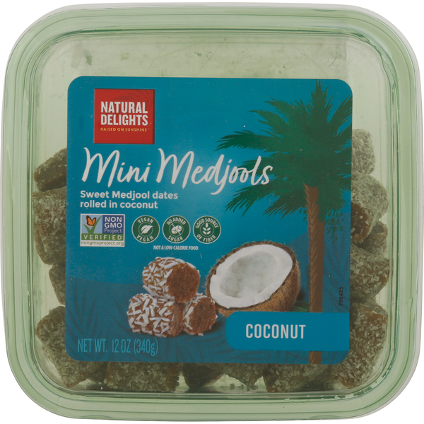Natural Delights Medjools Dates Coconut Mini
