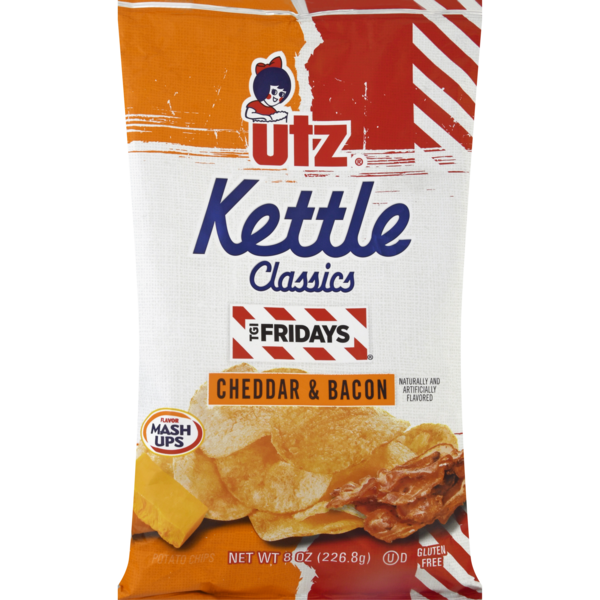 Save On Utz Kettle Classics Potato Chips Tgi Fridays Cheddar Bacon Order Online Delivery Martin S