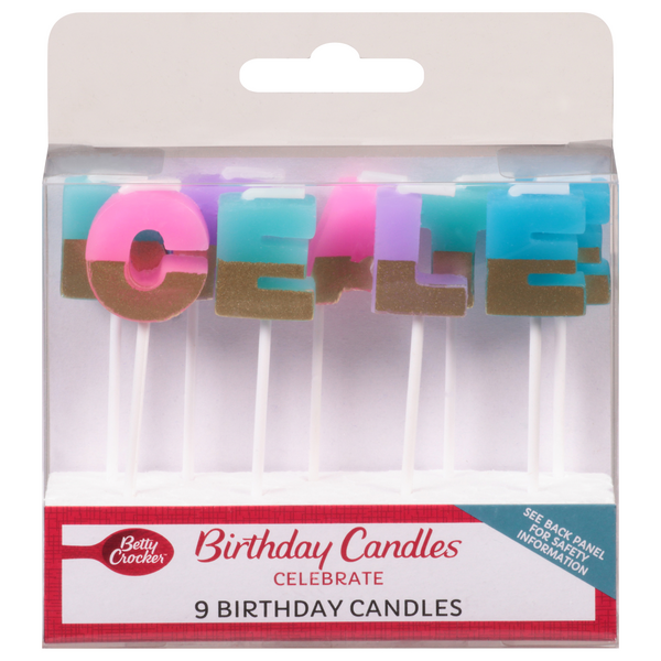 Betty Crocker Celebrate Birthday Candles