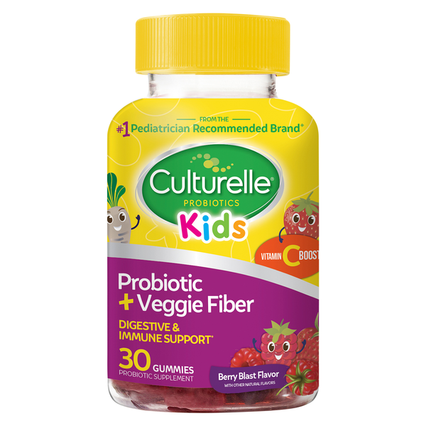Culturelle Kids Berry Blast Flavor Probiotic Gummies
