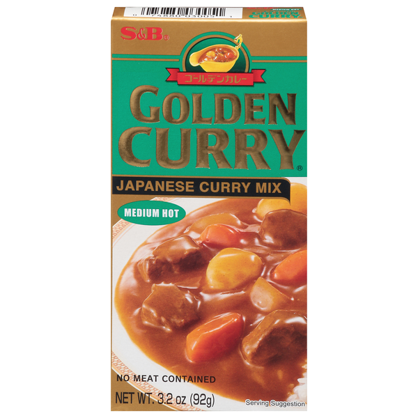 S&B Medium Hot Golden Japanese Curry Mix