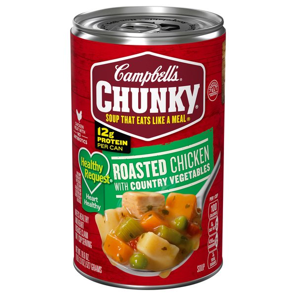 Campbell's Chunky Healthy Request Roasted Chicken w/Country Vegetable Soup