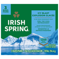 Irish Spring Icy Blast Deodorant Soap Bar - 3 ct