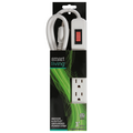 Smart Living Grounded Power Strip 6-Outlet Indoor 3 Feet