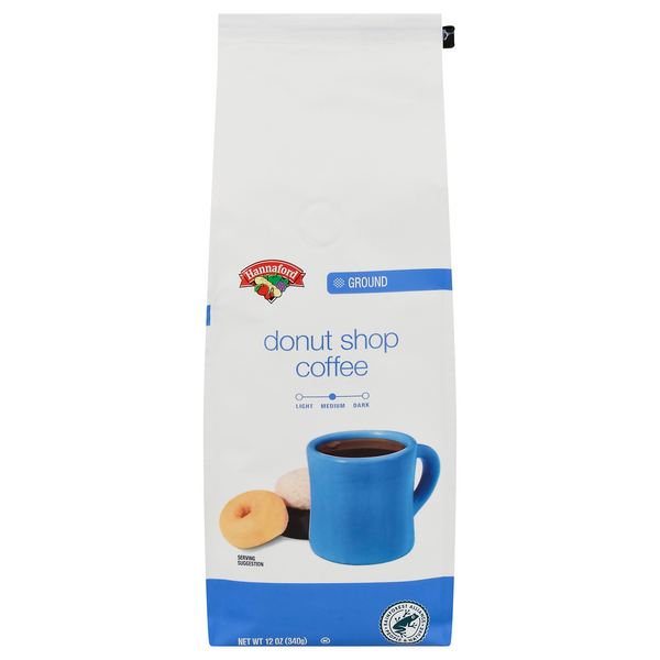 Hannaford Donut Shop Medium Roast Ground Coffee