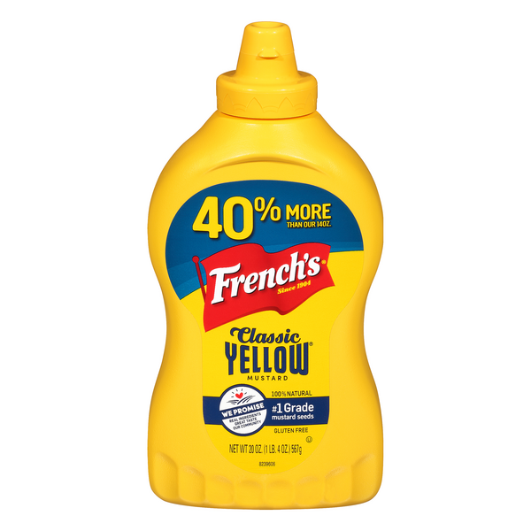 Save On French S Classic Yellow Mustard Gluten Free Order Online Delivery Giant