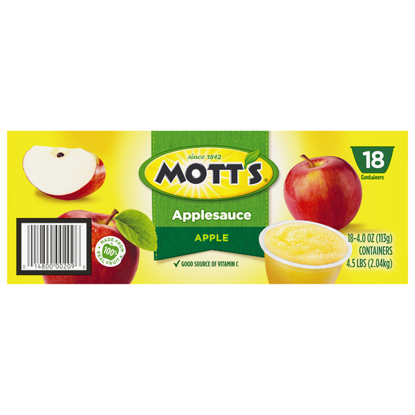 Mott's Applesauce Cups - 18 ct