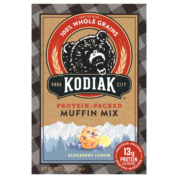 Kodiak Protein-Packed Blueberry Lemon Muffin Mix