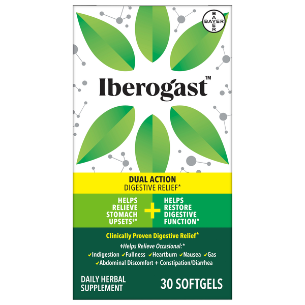 Iberogast Dual Action Digestive Relief Softgels