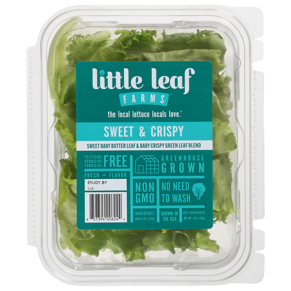 Little Leaf Farms Sweet Baby Butter Leaf & Baby Crispy Green Leaf Blend