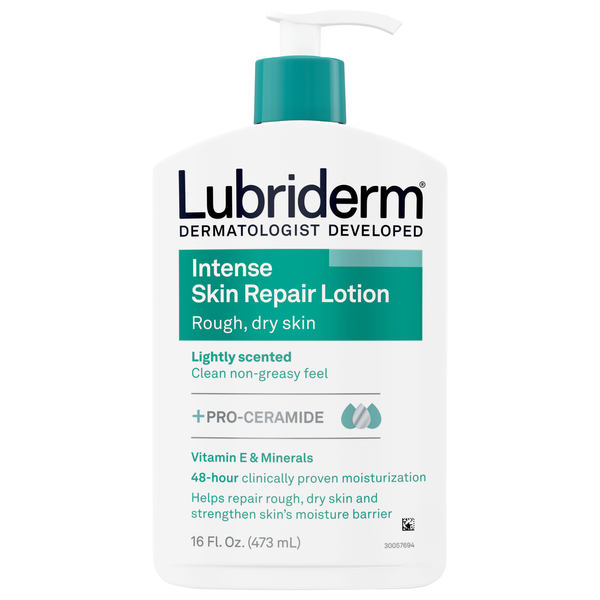 Lubriderm Intense Skin Repair Lotion Rough Dry Skin Pump