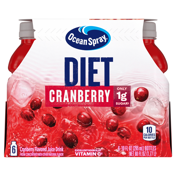 Ocean Spray Diet Cranberry Juice Drink - 6 pk