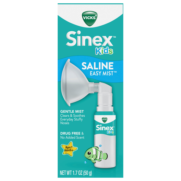 Vicks Sinex Kids Saline Easy Mist 1 Month+