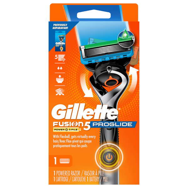 Gillette Fusion5 Proglide Power Razor with 1 Cartridge 5 Blade