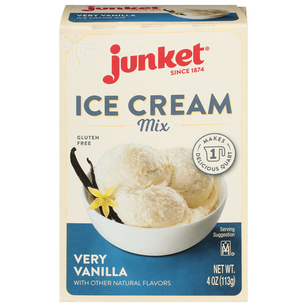 Junket Very Vanilla Ice Cream Mix