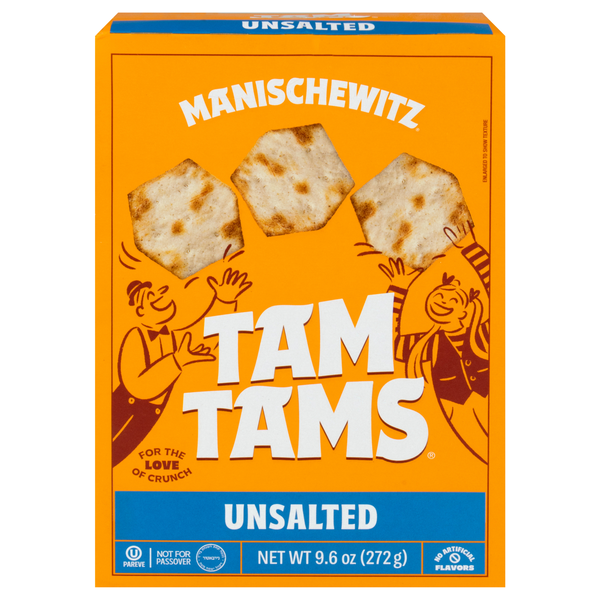 Tam Tams Kosher Unsalted Snack Crackers