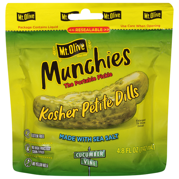 Mt. Olive Munchies Kosher Petite Dill Pickles