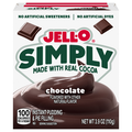 Jell-O Simply Chocolate Flavored Instant Pudding & Pie Filling Mix