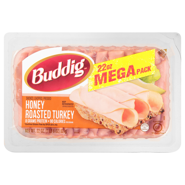 Save on Buddig Mega Pack Deli Sliced Honey Roasted Turkey Order Online Delivery GIANT