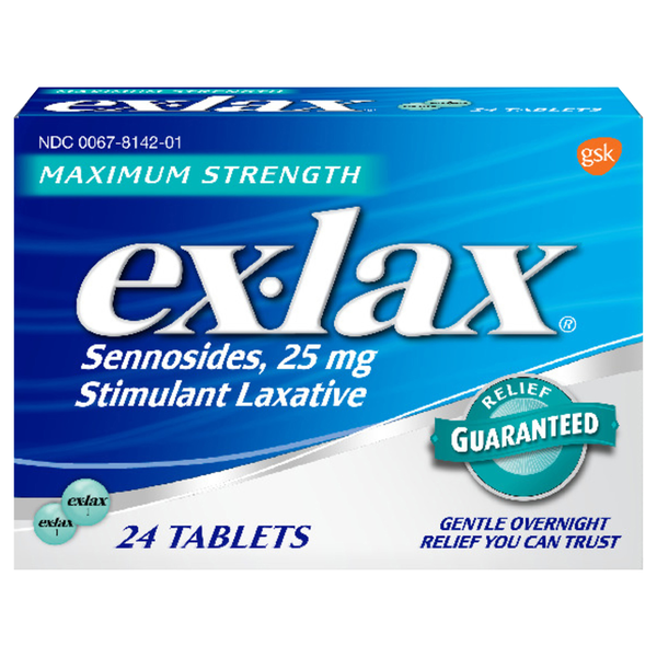 Ex-Lax Stimulant Laxative Maximum Strength Pills