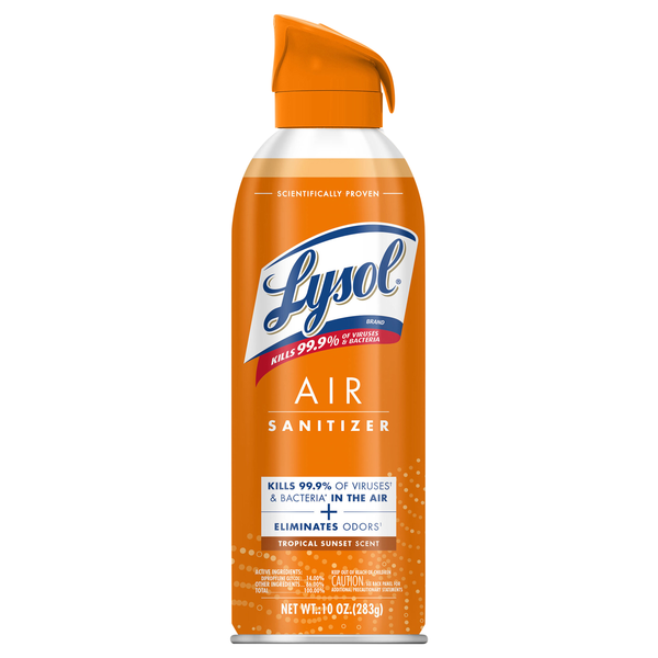 Lysol Tropical Sunset Air Sanitizer Spray Aerosol
