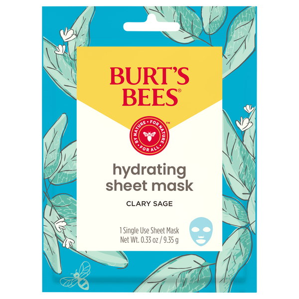 Burt's Bees Hydrating Sheet Mask with Clary Sage