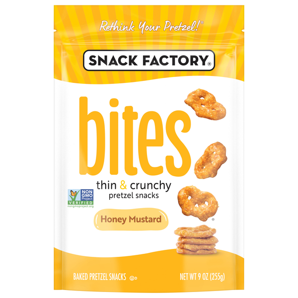 Snack Factory Bites Honey Mustard Pretzel Snacks