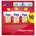 Utz Snack Packs Potato Chips Original - 10 ct