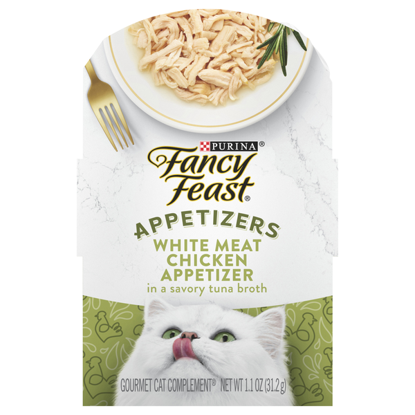 Fancy Feast Appetizers Cat Complement White Meat Chicken In Tuna Broth