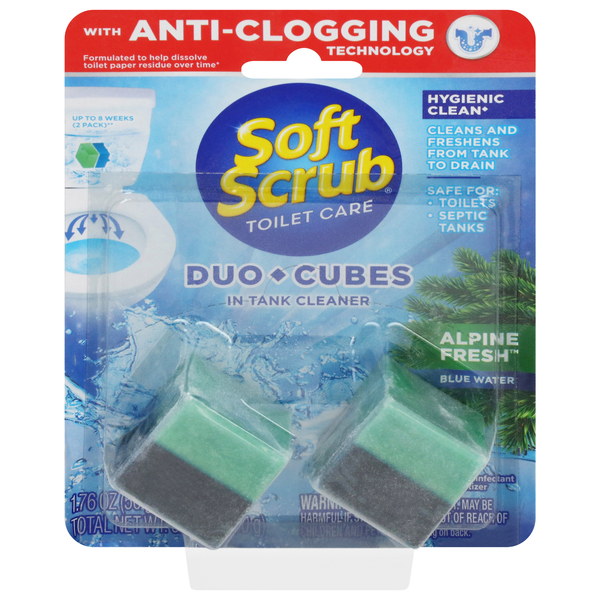 Soft Scrub Duo-Cubes Alpine Fresh In-Tank Toilet Bowl Cleaner - 2 ct