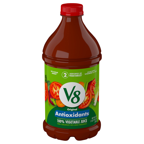 Save on V8 Antioxidants 100% Vegetable Juice Original Order Online
