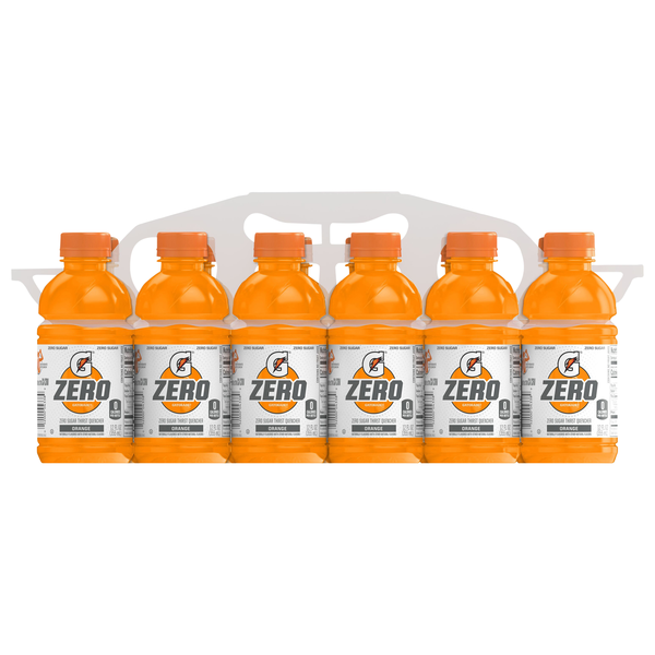 Gatorade Zero Sugar Orange Thirst Quencher Sports Drink - 12 pk