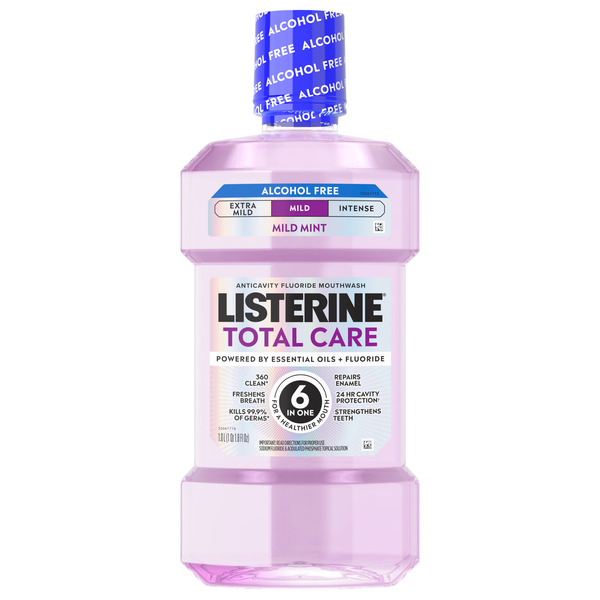 Listerine Total Care Zero Alcohol Anticavity Fresh Mint Mouthwash