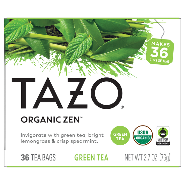 Tazo Regenerative Organic Zen Green Tea Bags