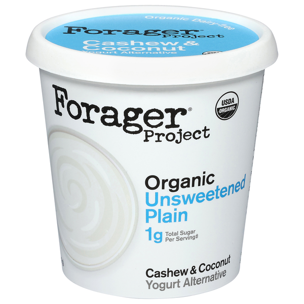 Forager Project Organic Unsweetened Plain Cashew & Coconut Yogurt