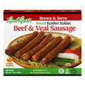 Meal Mart Glatt Kosher Sweet Italian Sausage Beef & Veal