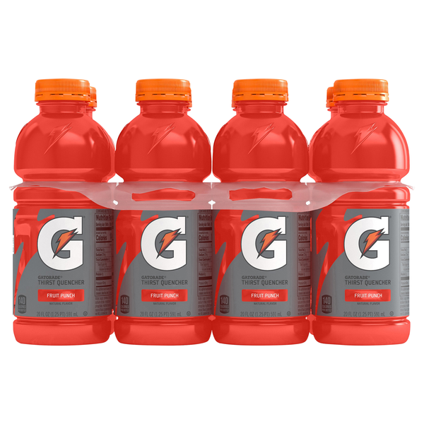 Gatorade Fruit Punch Thirst Quencher Sports Drink - 8 ct
