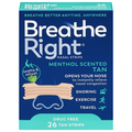 Breathe Right Drug Free Menthol Scented Nasal Strips Tan