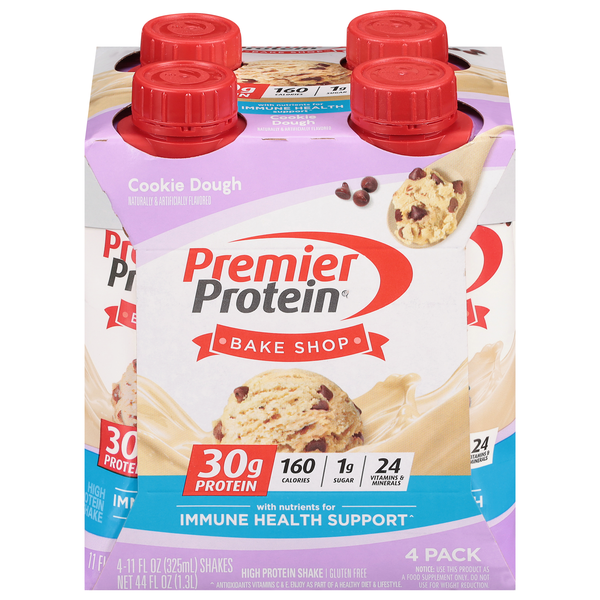 Premier Protein Bake Shop Cookie Dough Protein Shake - 4 pk