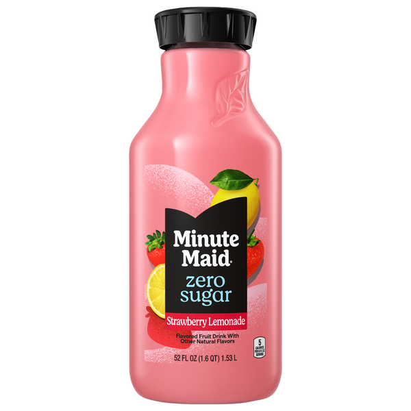 Minute Maid Zero Sugar Strawberry Lemonade Juice