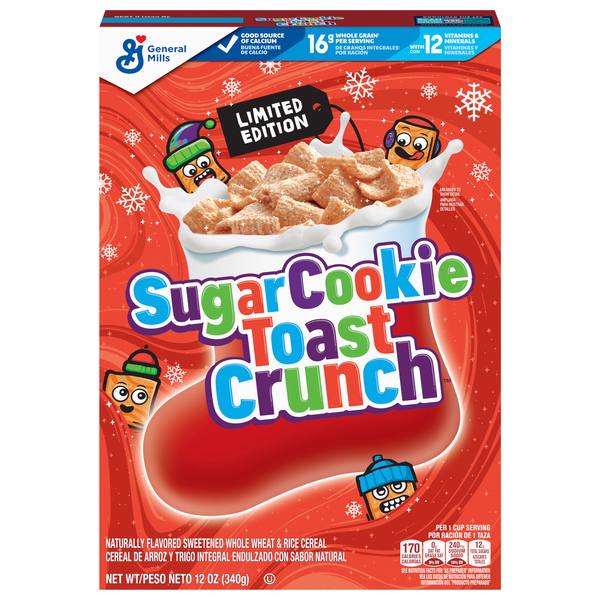Sugar Cookie Toast Crunch Cereal Limited Edition