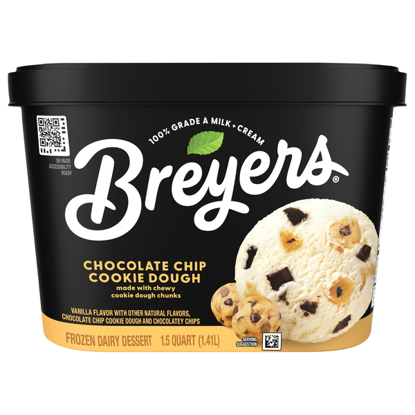 Breyers Chocolate Chip Cookie Dough Frozen Dairy Dessert
