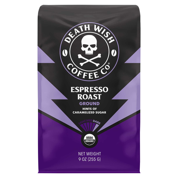 Death Wish Espresso Roast Dark Roast Ground Coffee