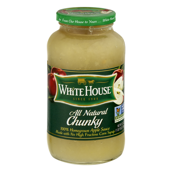 White House All Natural Chunky Applesauce
