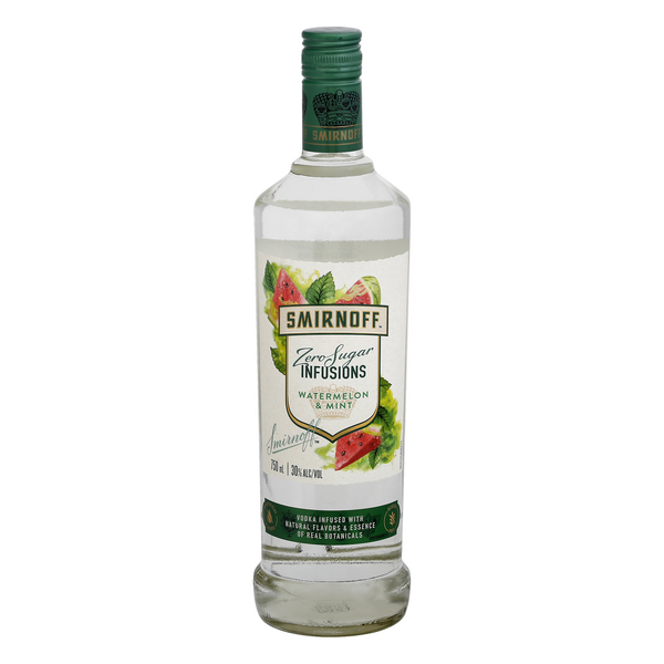 Smirnoff Zero Sugar Infusions Watermelon & Mint Vodka
